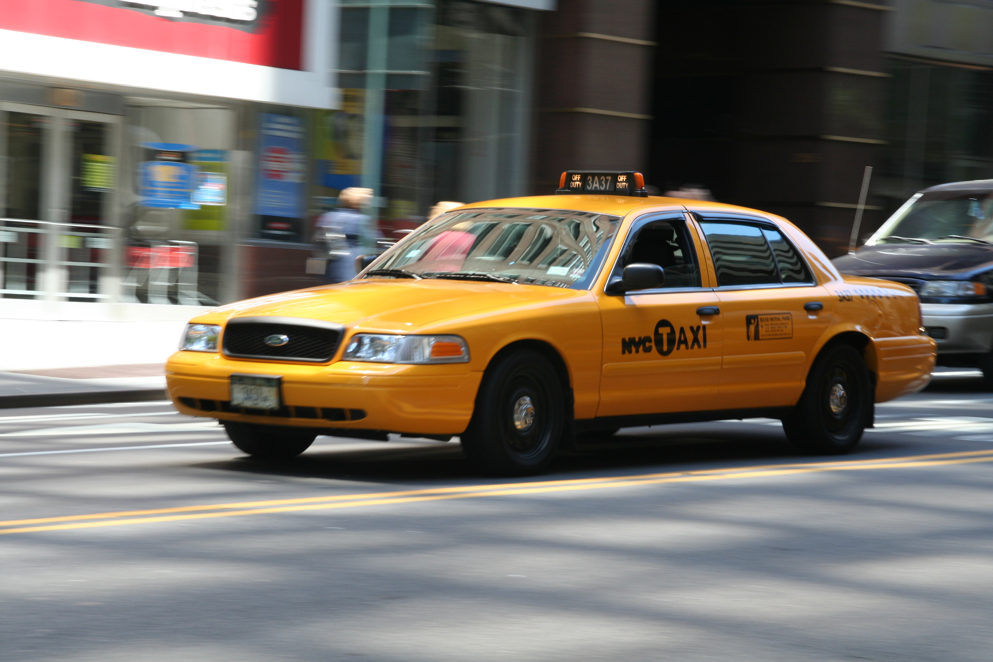 Típico Taxi de Nueva York