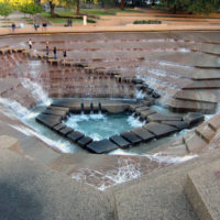 Los jardines de agua de Fort Worth, Texas